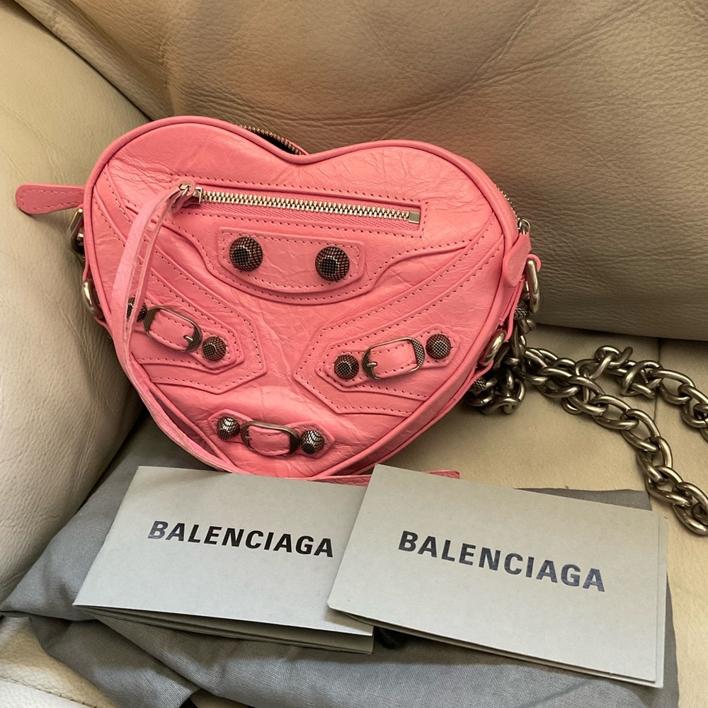 Balenciaga Le Cagole Mini Heart bag